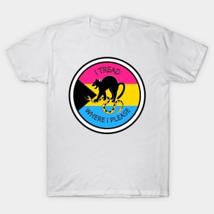 I Tread Where I Please - Demi Pansexual T-Shirt